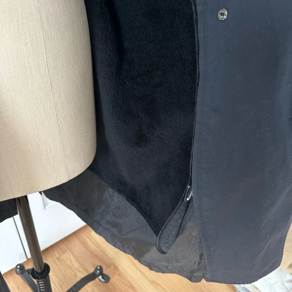 Vintage Clipper Mist London Fog Navy Trench 38‎ Men's Womens Medium Normcore
